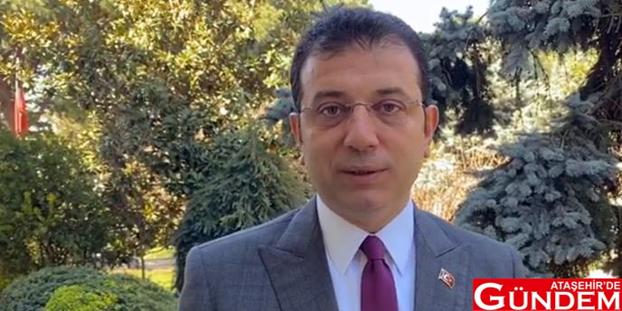 İMAMOĞLU: “EVDE KALMAYA DEVAM EDİN” İMAMOĞLU EVDE KALMAYA DEVAM EDİN